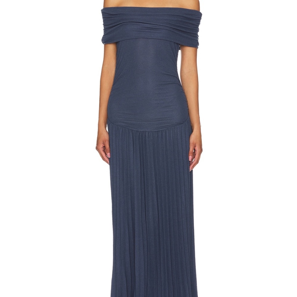 Lioness Strapless Navy Blue Dress